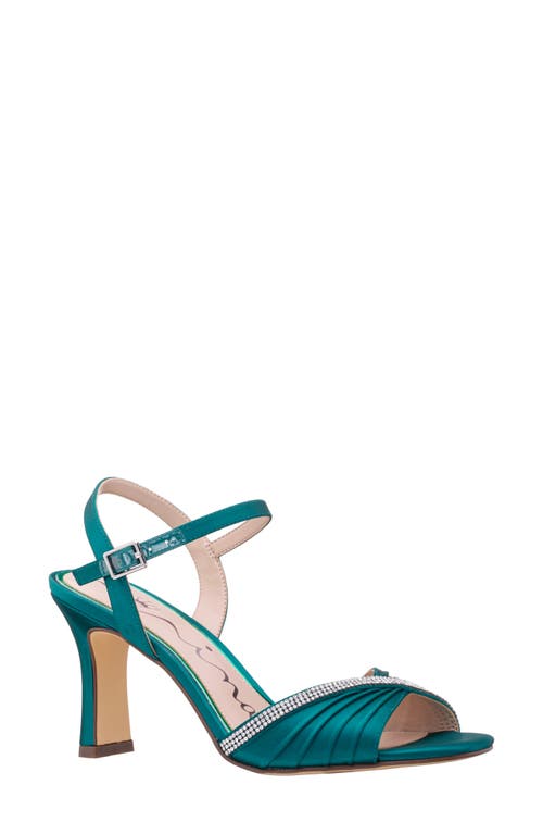 Nina Agnes Satin Sandal In Spruce