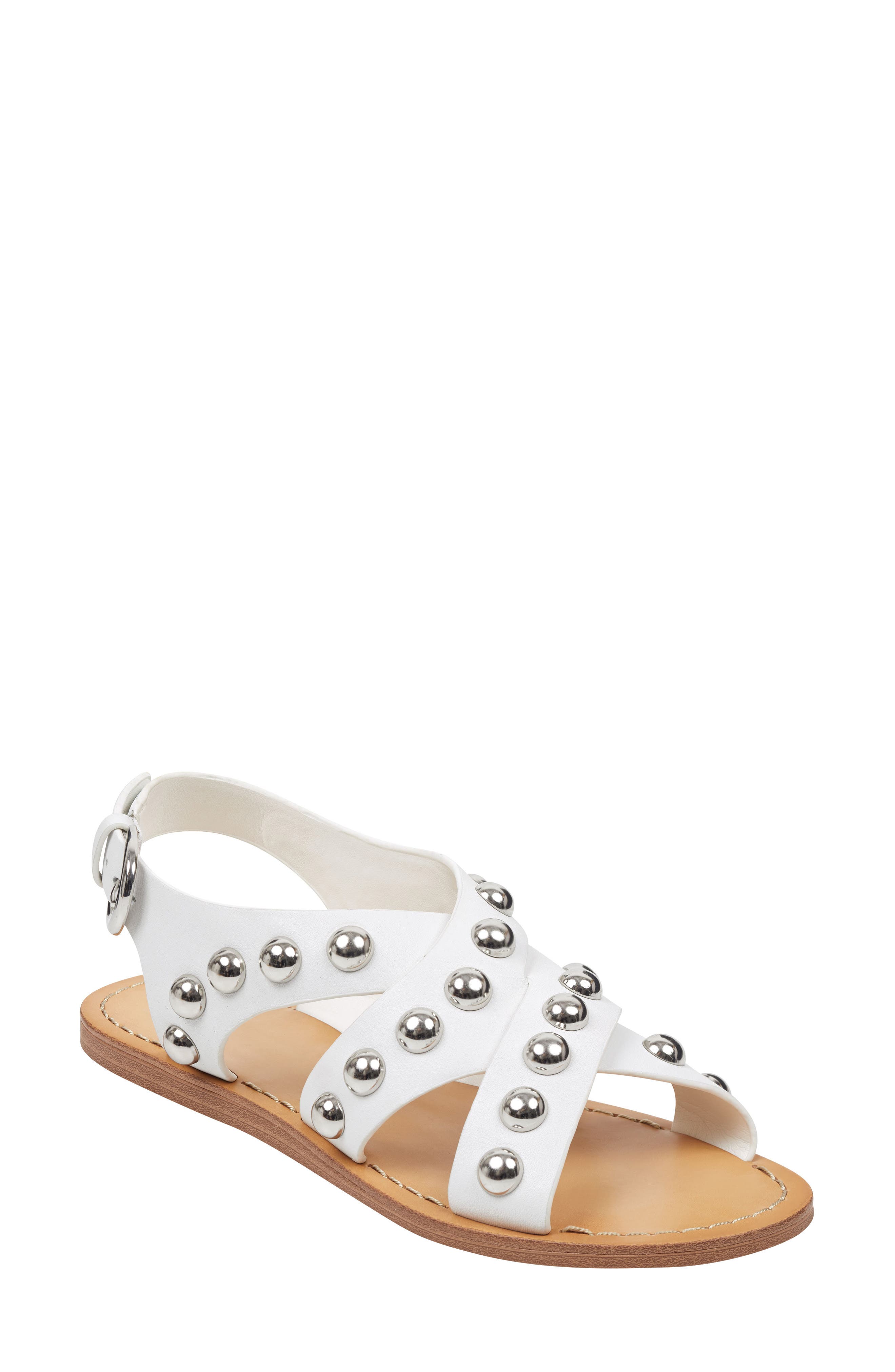 marc fisher studded sandals
