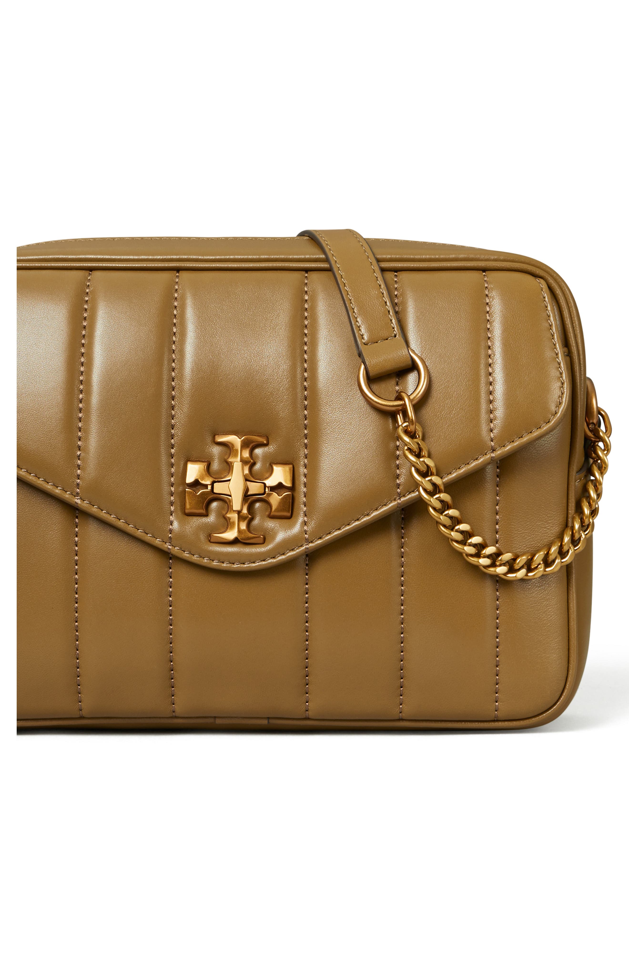 tory burch leather camera bag