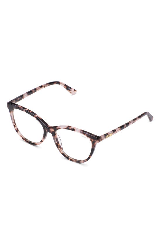 Quay All Nighter 50mm Blue Light Filtering Glasses In Milky Tort/ Blue Light