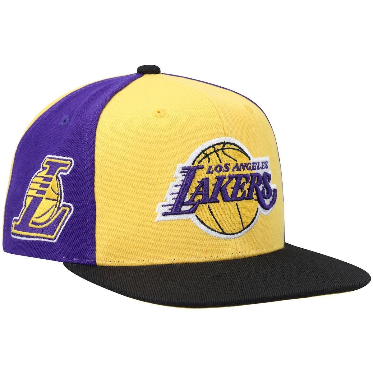 black lakers adjustable hat