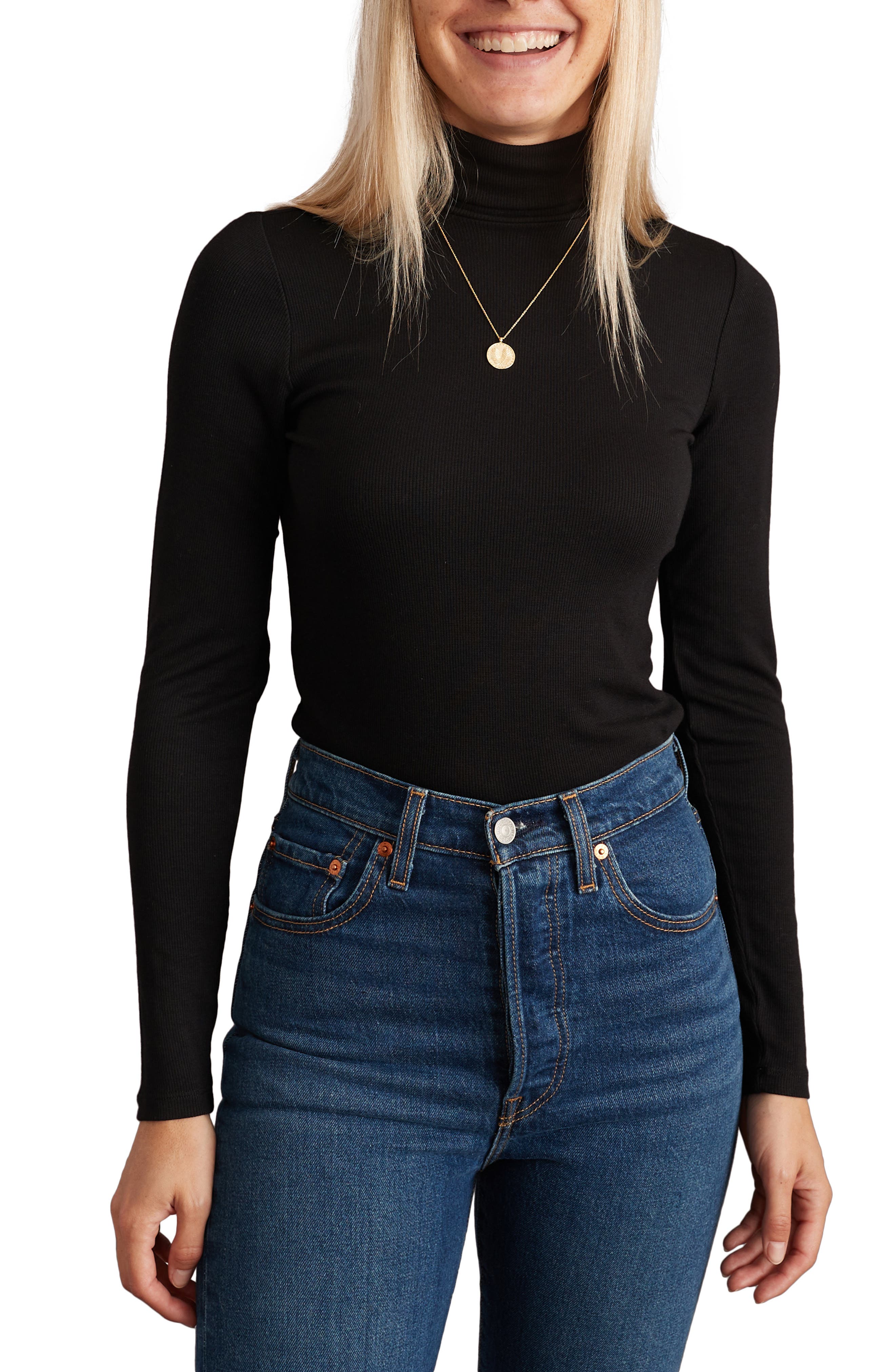 Marine Layer Lexi Rib Turtleneck 