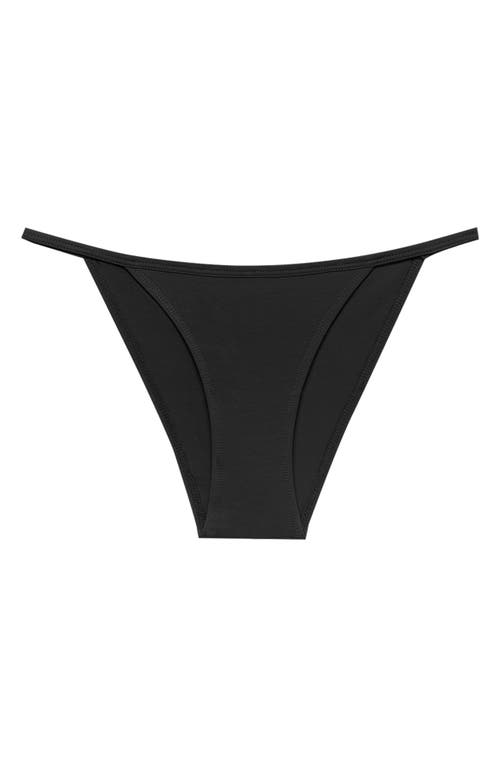 Cuup The Cotton String Bikini In Black
