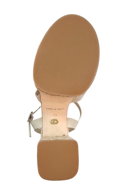 Dee Ocleppo Tulum Platform Sandal In Pearl Leather