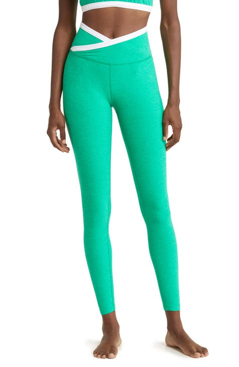 Beyond Yoga Spacedye Well Rounded Stirrup legging in Blue