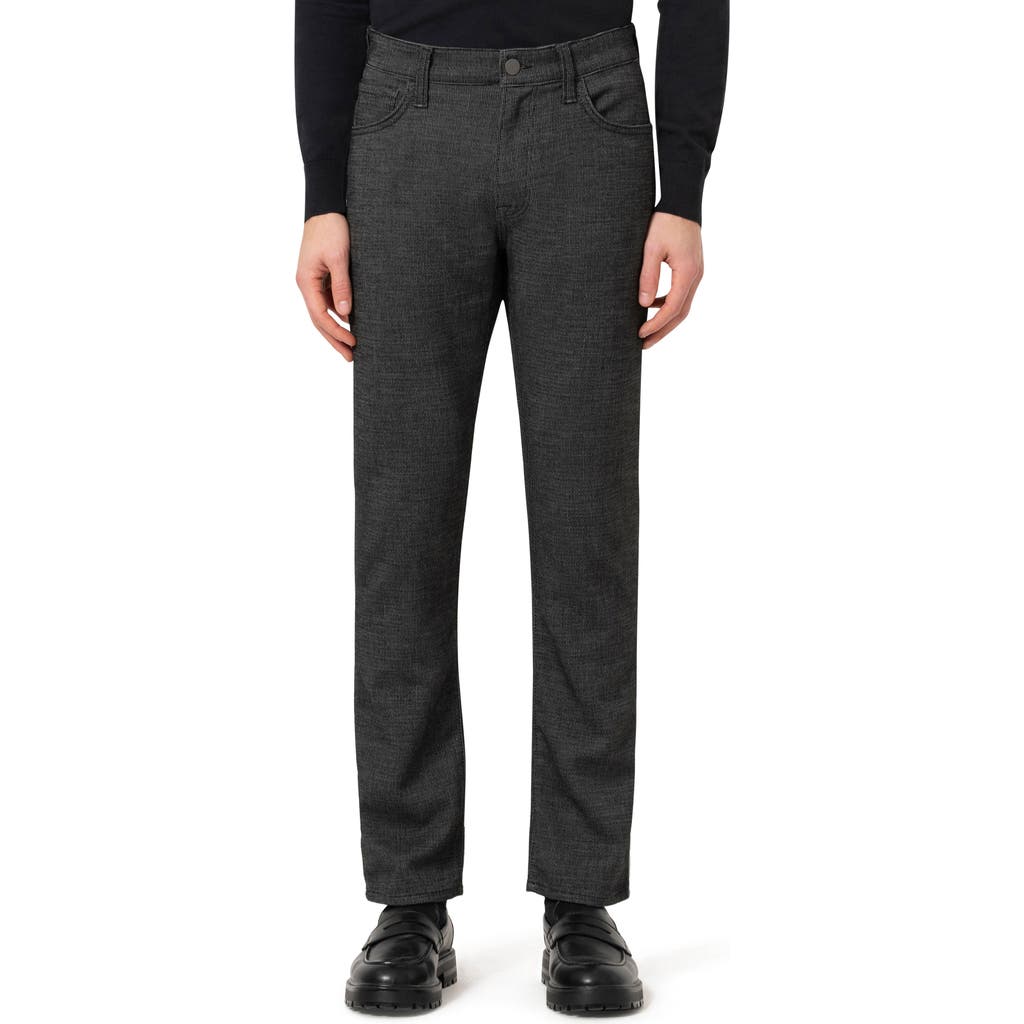 34 Heritage Courage Stretch Straight Leg Pants In Charcoal Fancy
