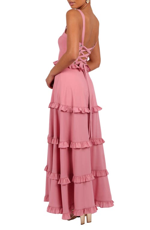 Petal And Pup Petal & Pup Lillee Ruffle Tiered Maxi Dress In Pink