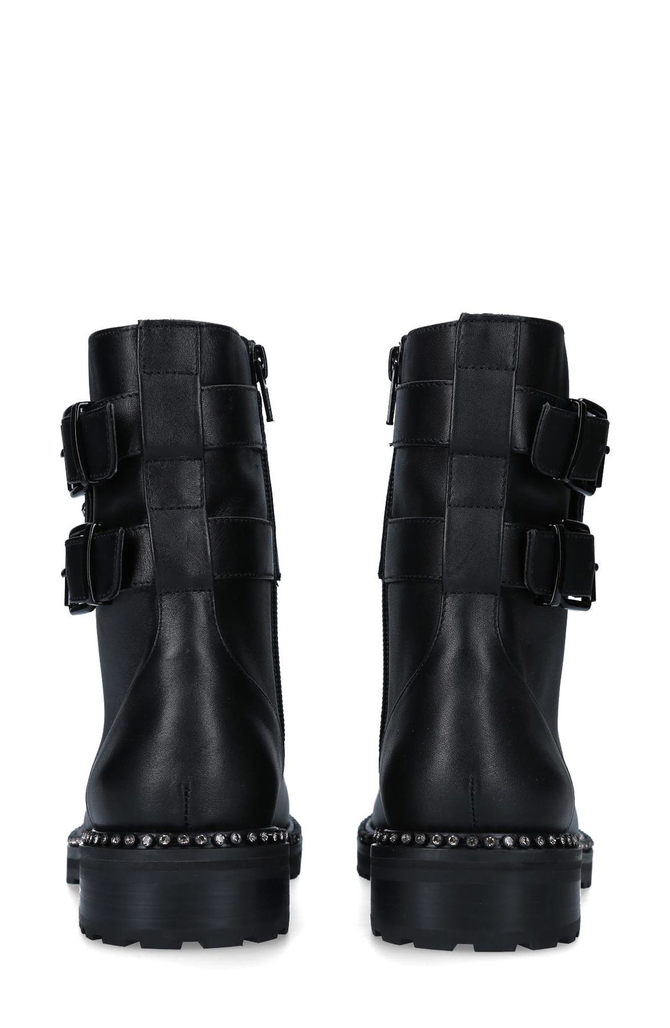 Kurt Geiger London Women's Stoop Embellished Combat Boots