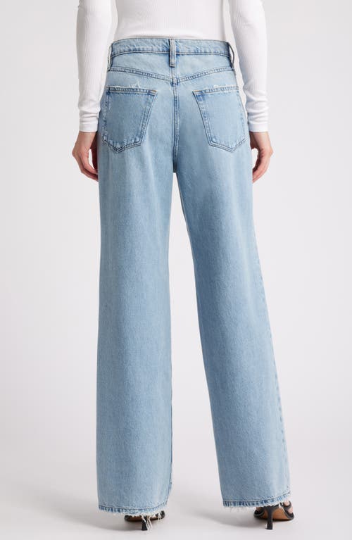 Shop Frame Le Jane Wide Leg Jeans In Ziggy