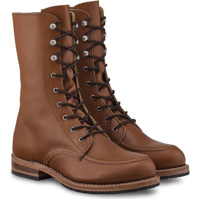 Red Wing Gracie 8-Inch Moc Boot- Brown