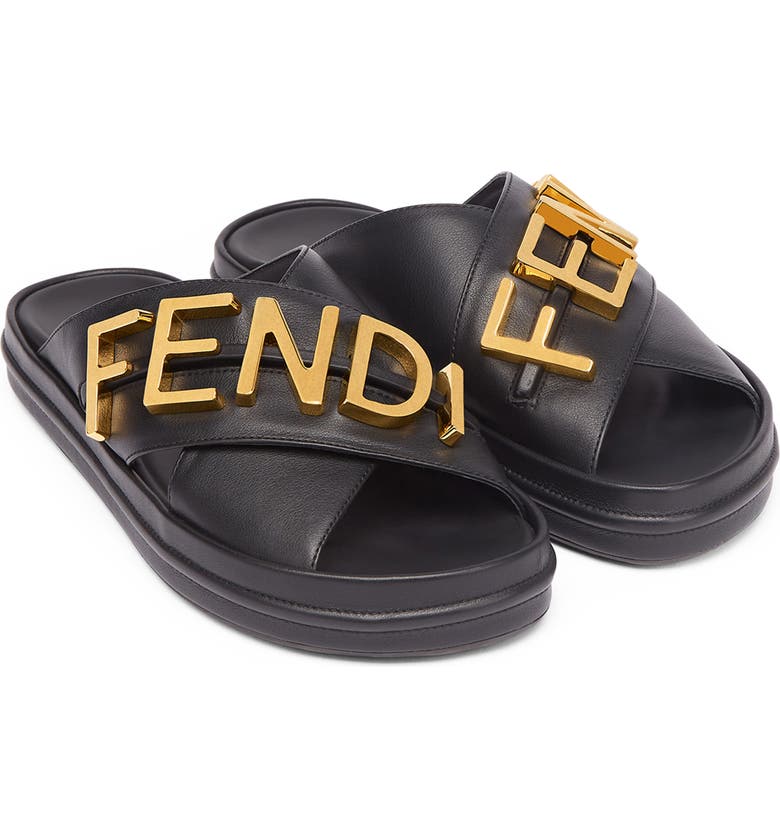 Fendi Fendigraphy Platform Slide Sandal | Nordstrom
