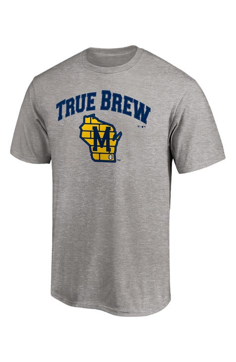 Fanatics Branded Men's Heathered Gray Tampa Bay Rays Cooperstown Collection Forbes Team T-Shirt - Heather Gray