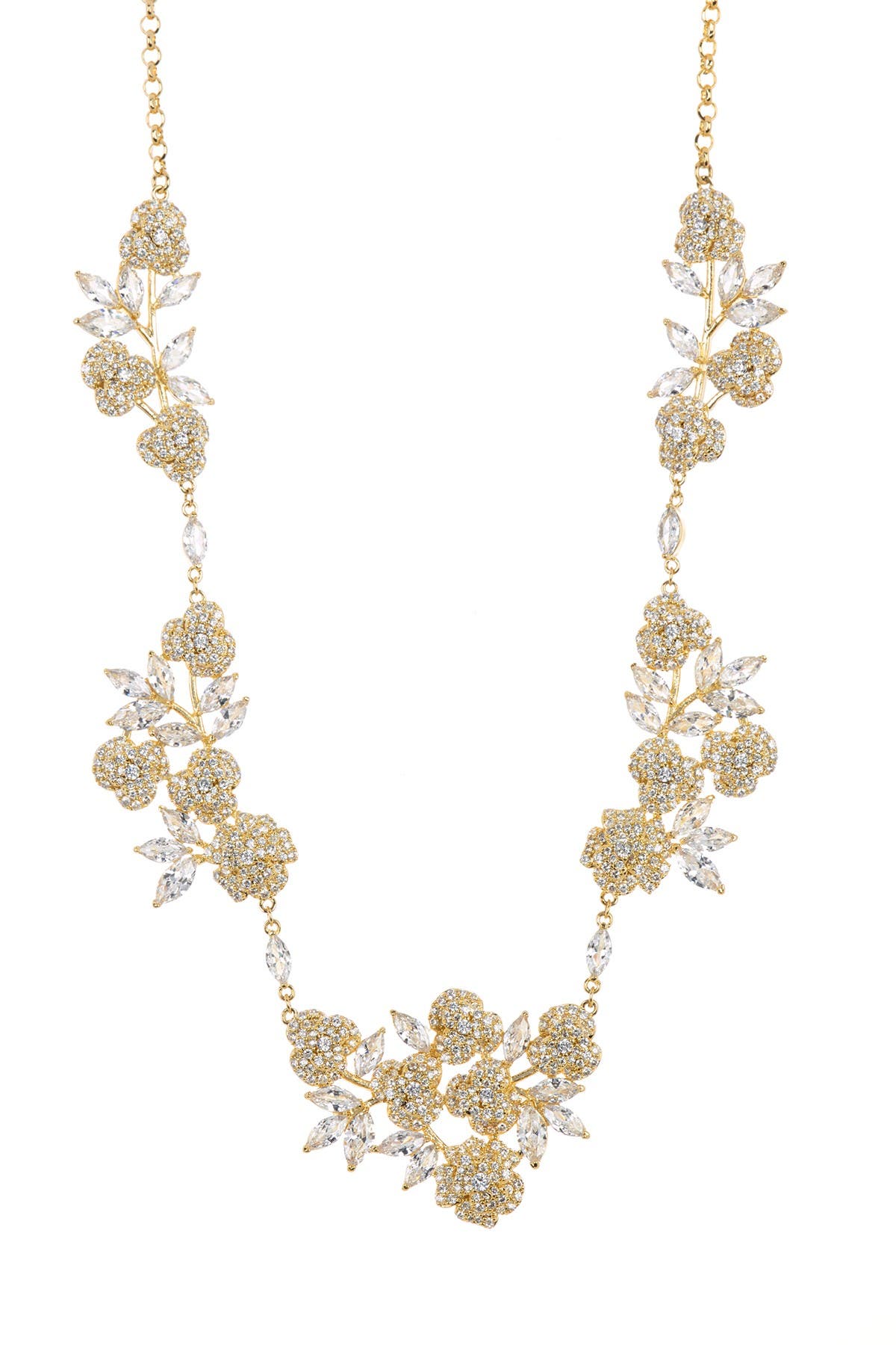 Kate Spade That Special Sparkle Crystal Pave Necklace In Clear/gold