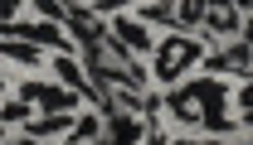 Portolano Leopard Print Infinity Scarf In Blk/lh Gry