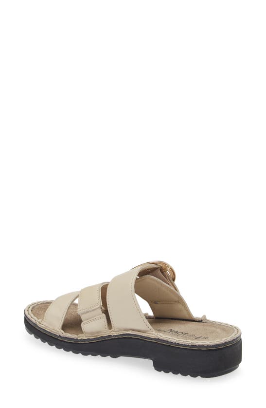 Shop Naot Frey Sandal In Soft Ivory Leather