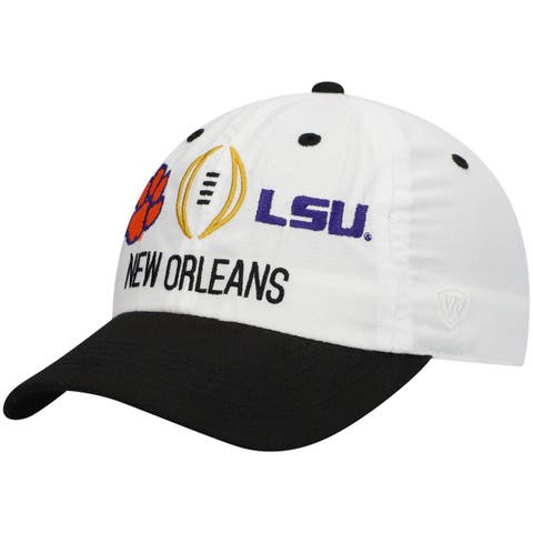 Men's Top of the World Black/Purple LSU Tigers Team Color Two-Tone Fitted  Hat