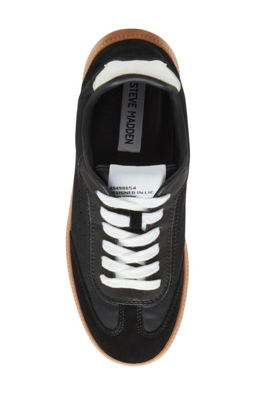 Shop Steve Madden Duo Sneaker In Black