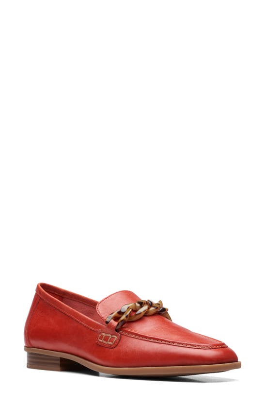 Clarks Sarafyna Iris Loafer In Red