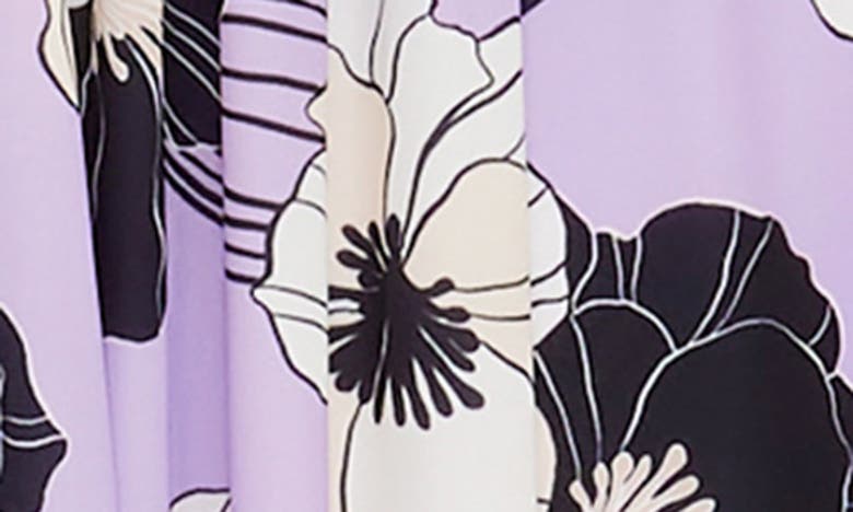 DRESS THE POPULATION DRESS THE POPULATION ROSE PRINT CUTOUT MAXI DRESS