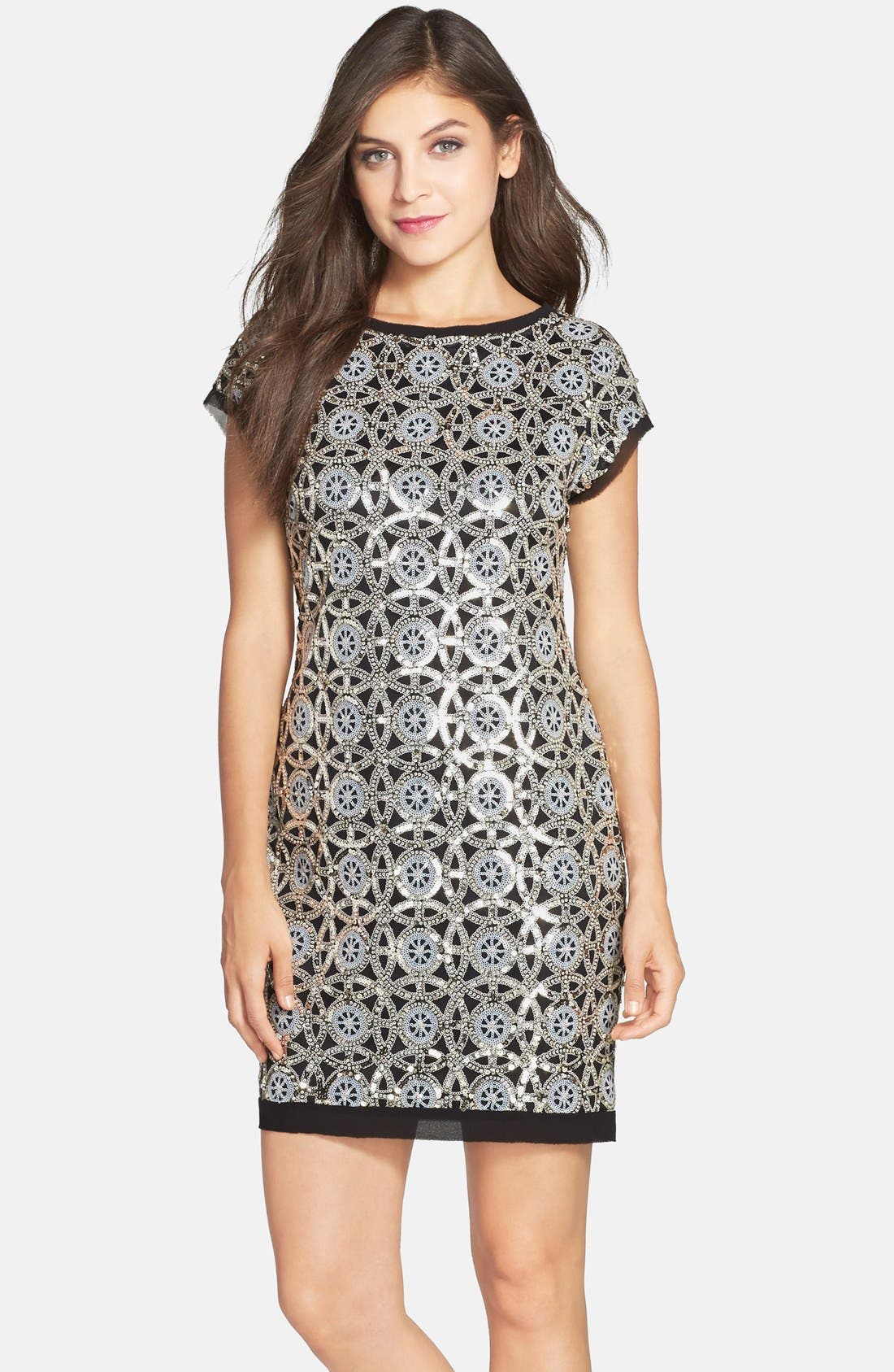 Vince Camuto Sequin Shift Dress Nordstrom