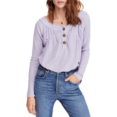 Free People Must Have Henley, Purple