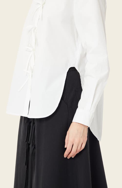 Shop Find Me Now Genevieve Button-up Shirt In Bright White