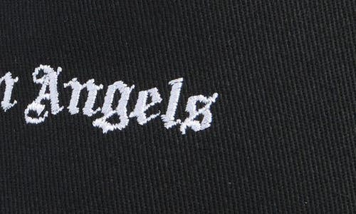 Shop Palm Angels Classic Logo Adjustable Baseball Cap In Black Off White