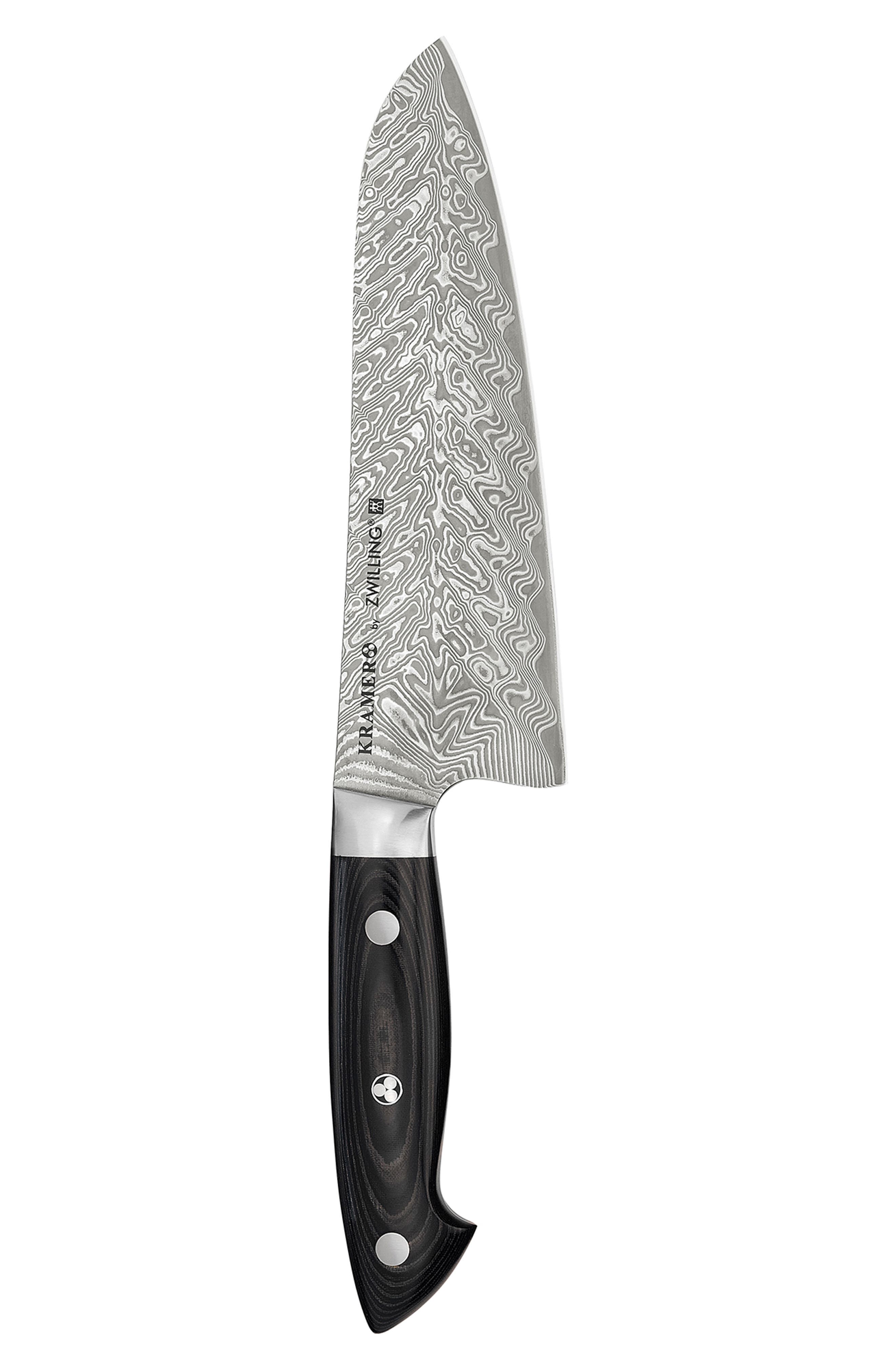 ZWILLING Kramer Euroline Damascus Collection 7-Inch Fine Edge Santoku Knife in Stainless Steel
