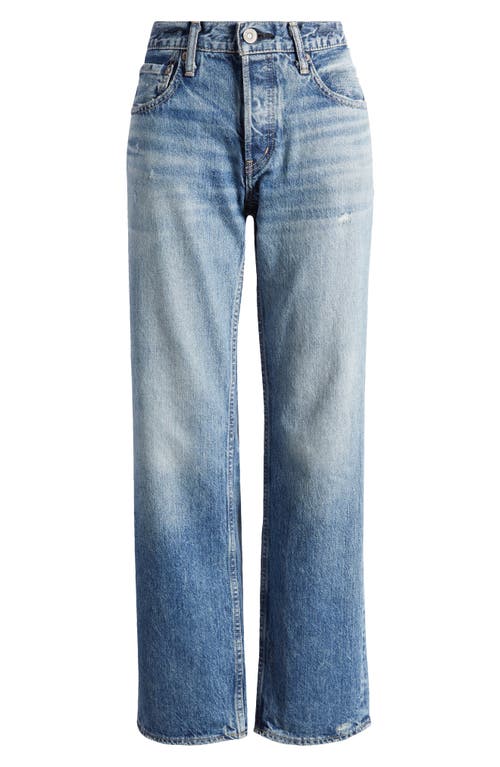 Trigg Low Rise Straight Leg Jeans in Blue