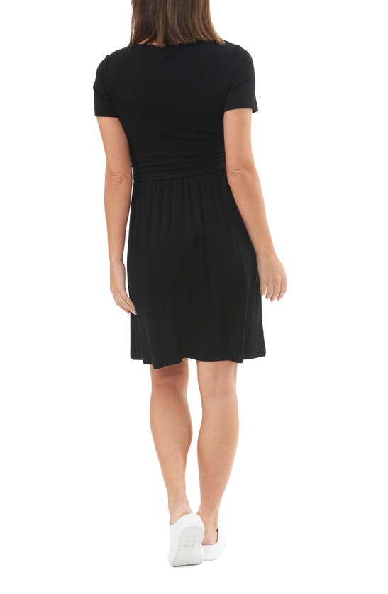 RIPE MATERNITY RIPE MATERNITY RIB MATERNITY/NURSING T-SHIRT DRESS