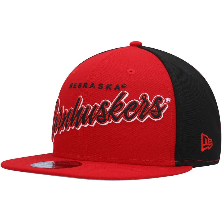 Men's New Era Scarlet Nebraska Huskers Outright 9FIFTY Snapback Hat