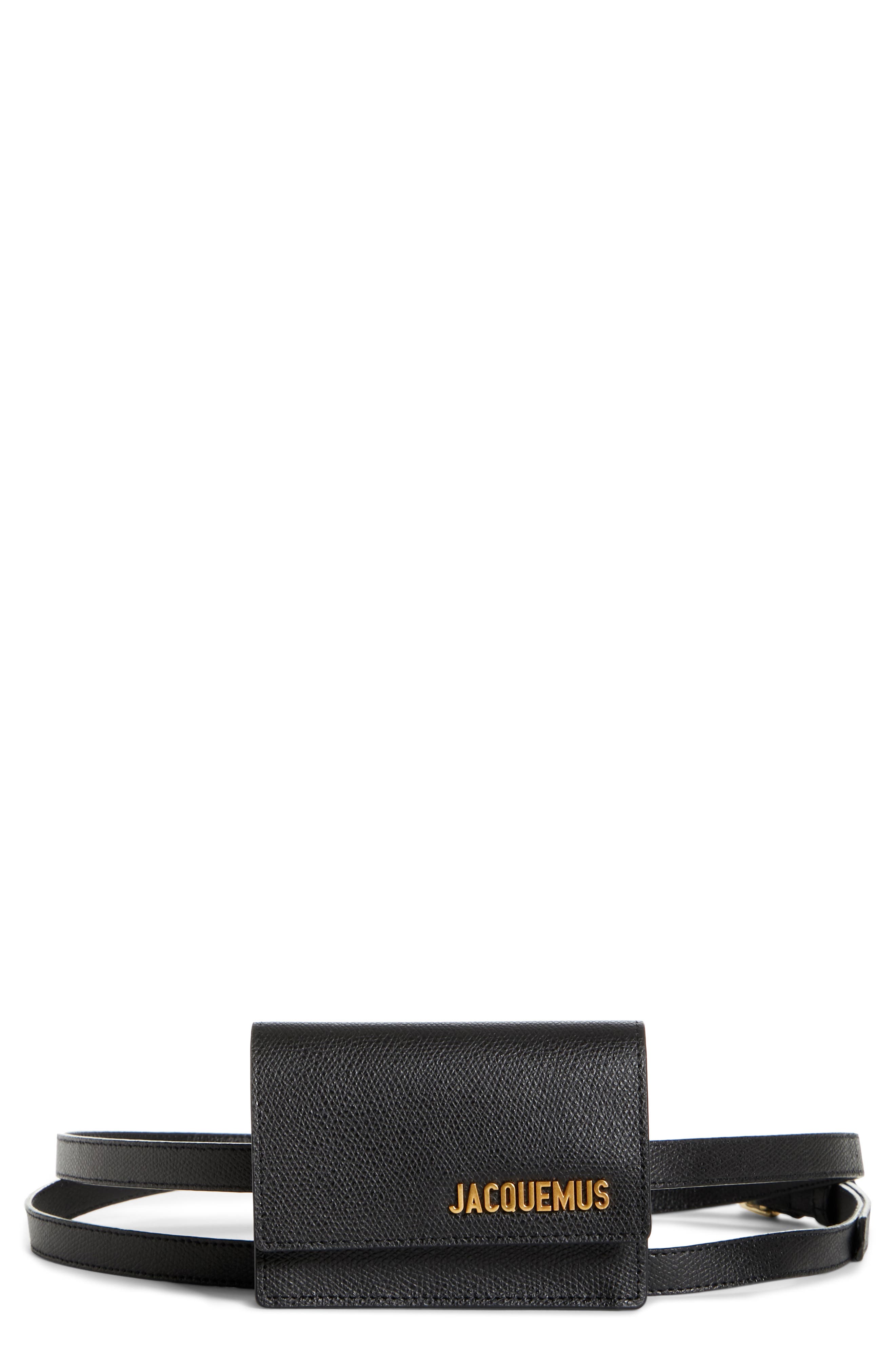 jacquemus black belt bag