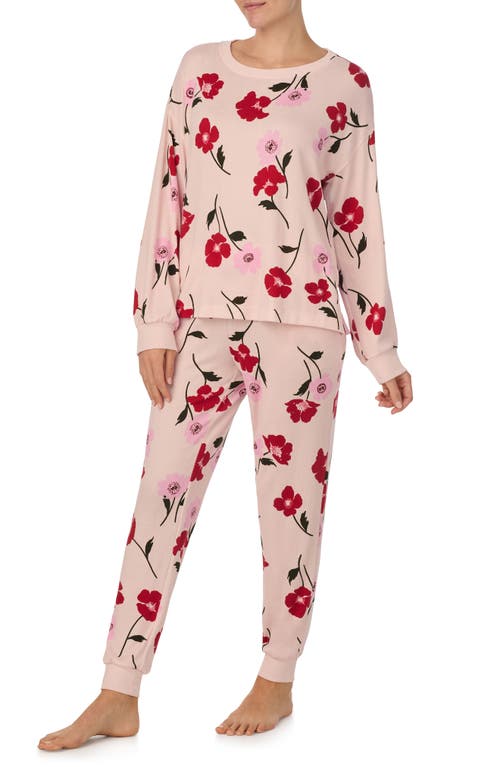 Shop Kate Spade New York Print Pajamas In Pink Multi