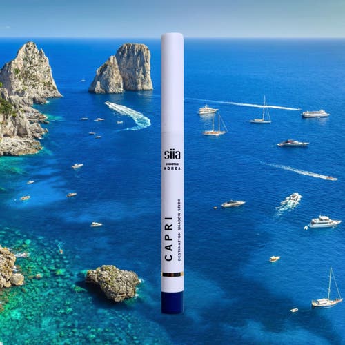 Shop Siia Cosmetics Destination Shadow Stick In Capri - Navy