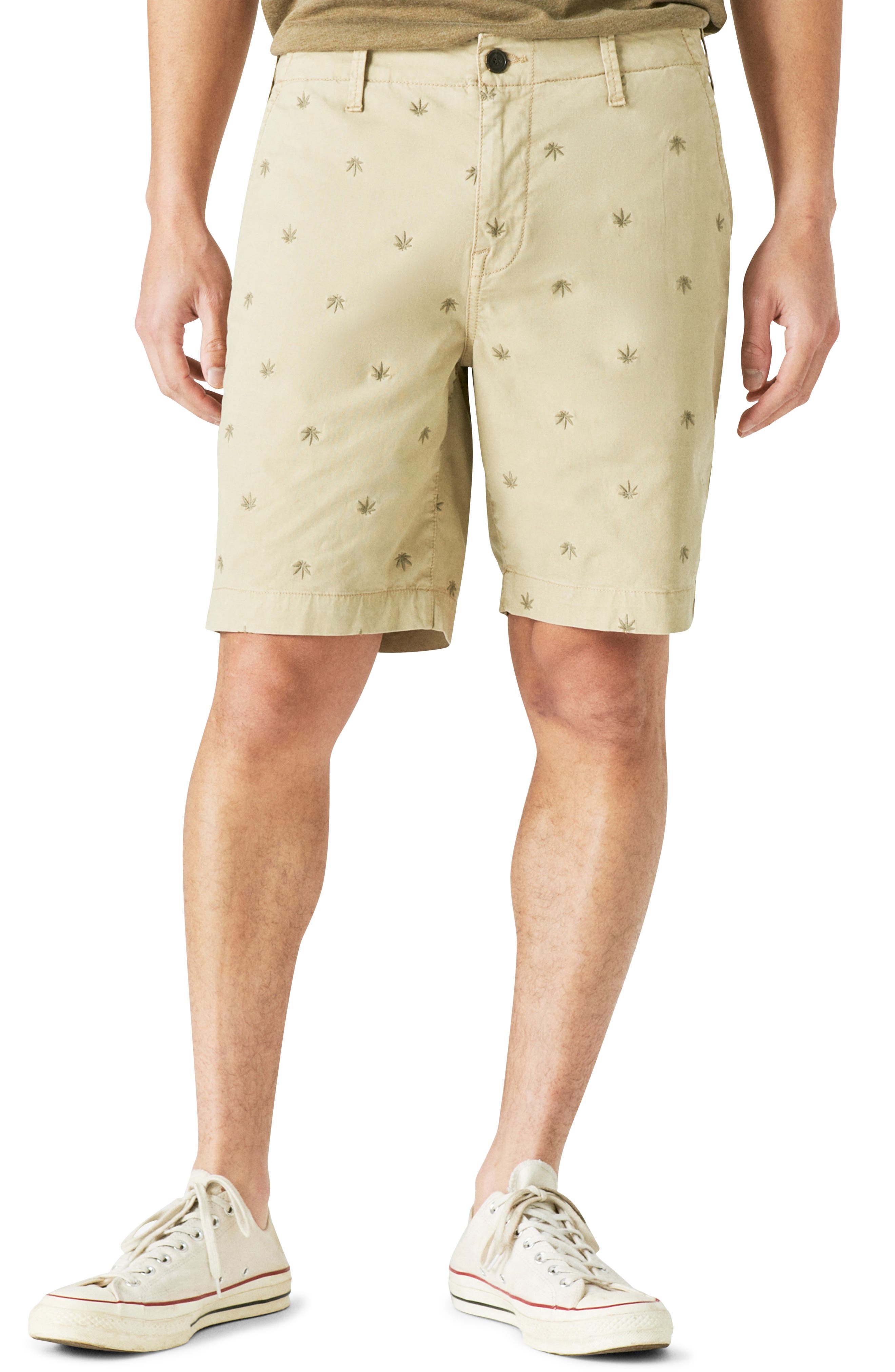 Lucky Brand Boys Flat Front Twill Shorts 