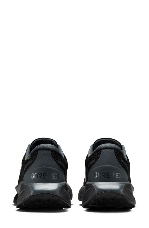 Nike Women's Motiva Gore-tex Waterproof Walking Shoes In Black/black