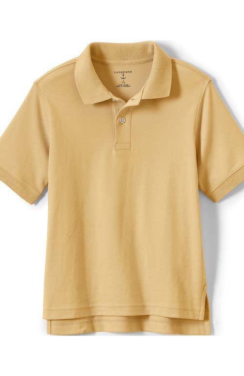 LANDS' END LANDS' END SCHOOL UNIFORM KIDS SHORT SLEEVE INTERLOCK POLO SHIRT 