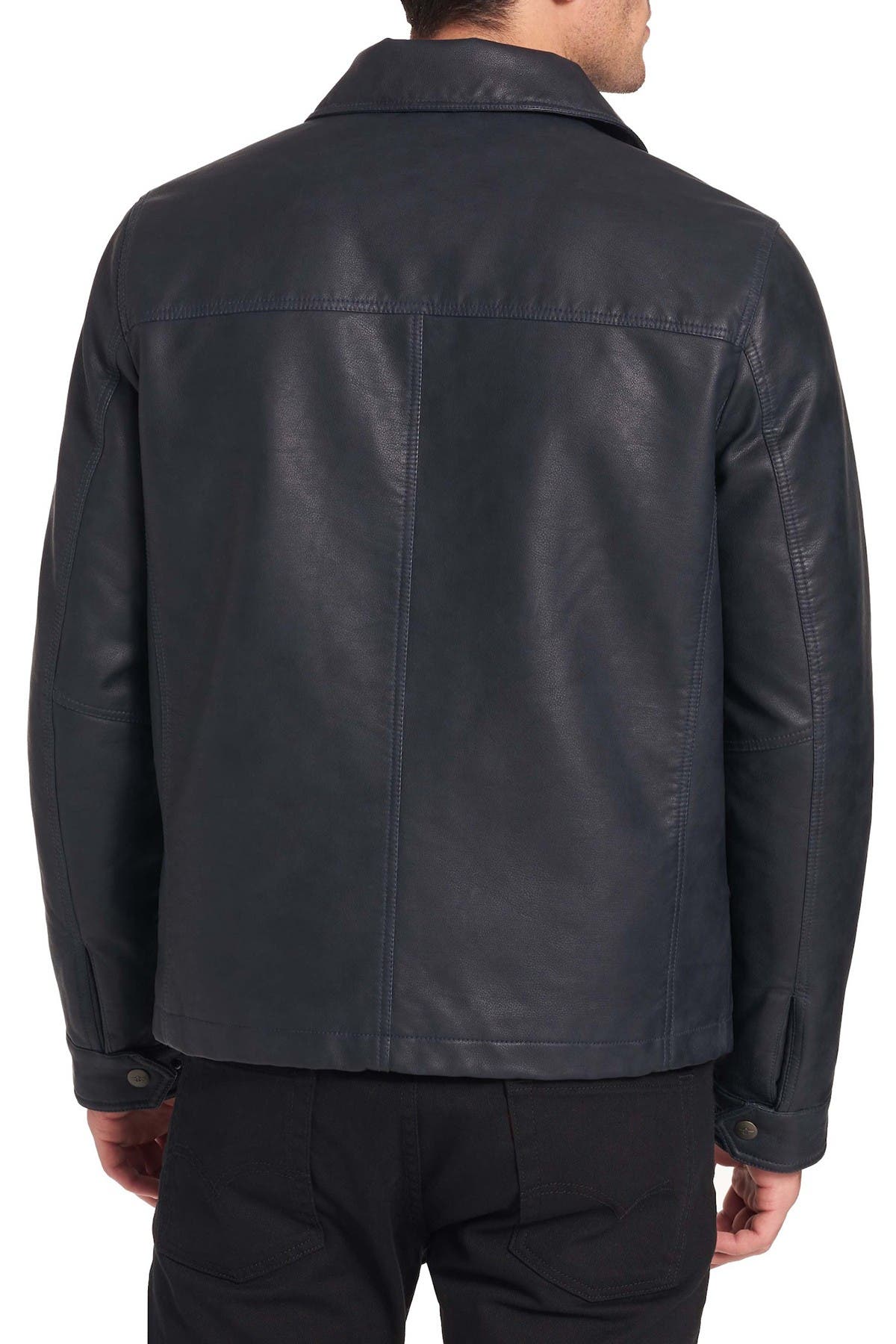 Dockers James Faux Leather OpenBottom Jacket Nordstrom Rack