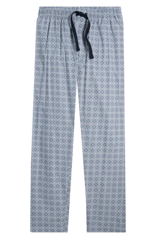 Shop Majestic International Grecian Lounge Pants In Jewel Blue