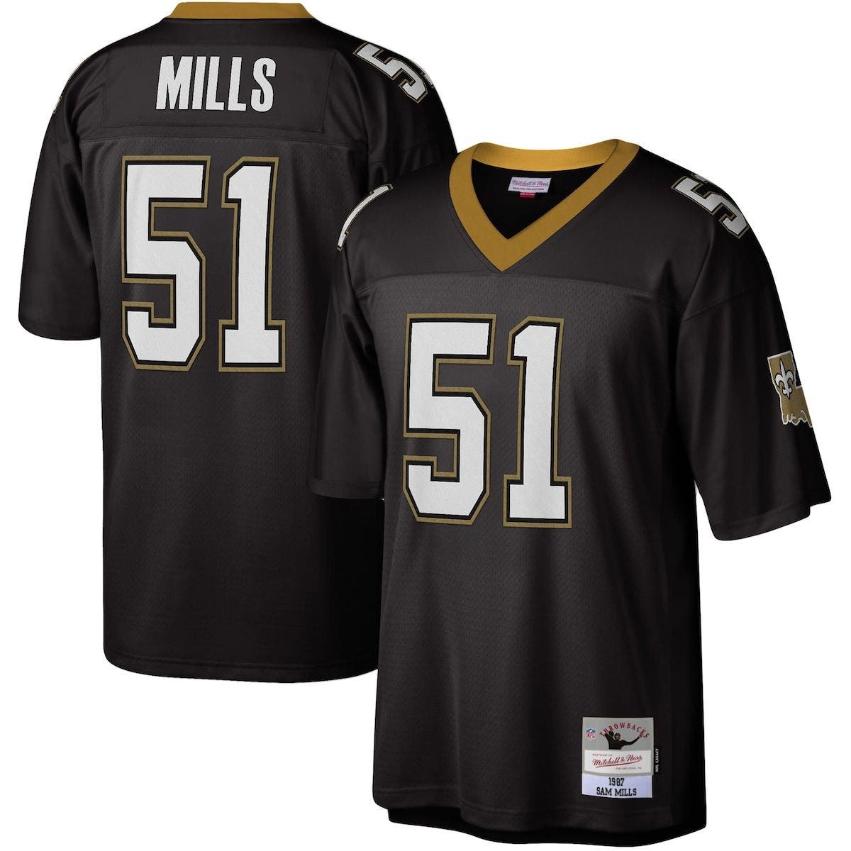 New Orleans Saints Sam Mills throwback jersey