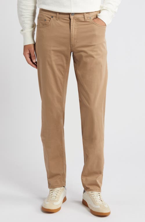 Cooper Fancy Regular Fit Five-Pocket Pants in Sepia