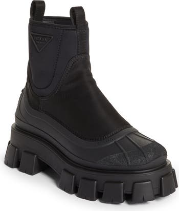 Weather-Ready: Prada Duck Boots