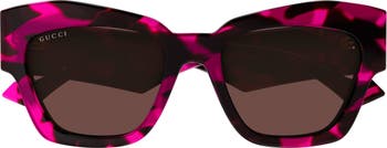 Gucci 55mm Cat Eye Sunglasses | Nordstrom