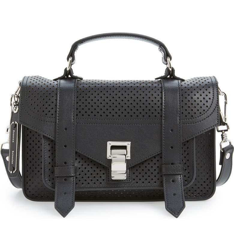 Proenza Schouler 'Tiny PS1' Perforated Leather Satchel | Nordstrom