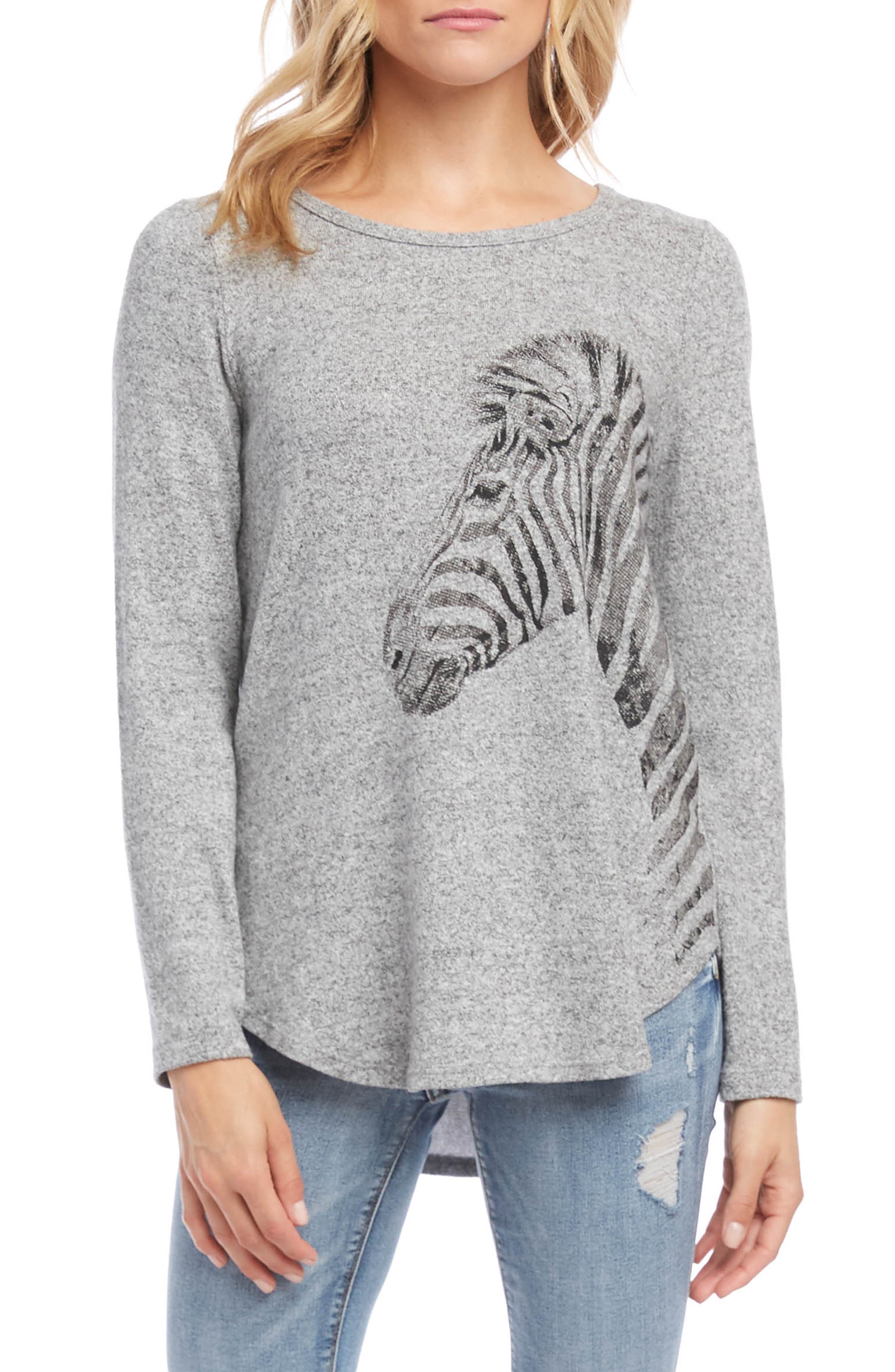 Karen Kane Zebra Sweater Nordstrom