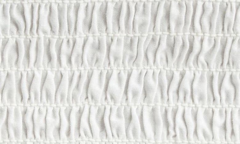 Shop Ramy Brook Annie Strapless Cotton Crop Top In White