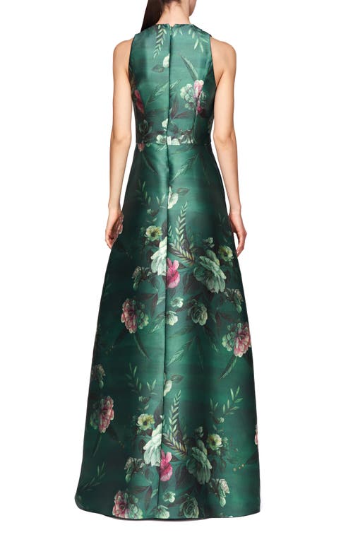 Shop Kay Unger Rosalind Gown In Light Emerald