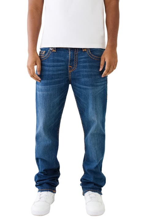 Ricky Super T Straight Leg Jeans (Diver Dark) (Regular & Big)