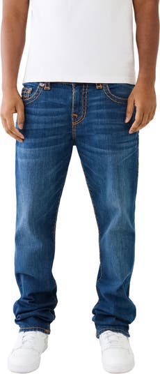 True Religion Ricky Super-T Regular Fit Straight Leg Comfort Stretch Denim  Jeans