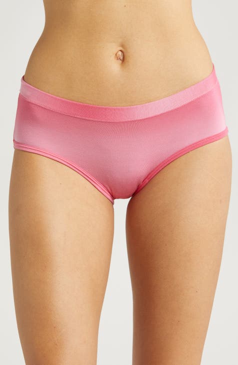Women's Pink Hipster Panties
